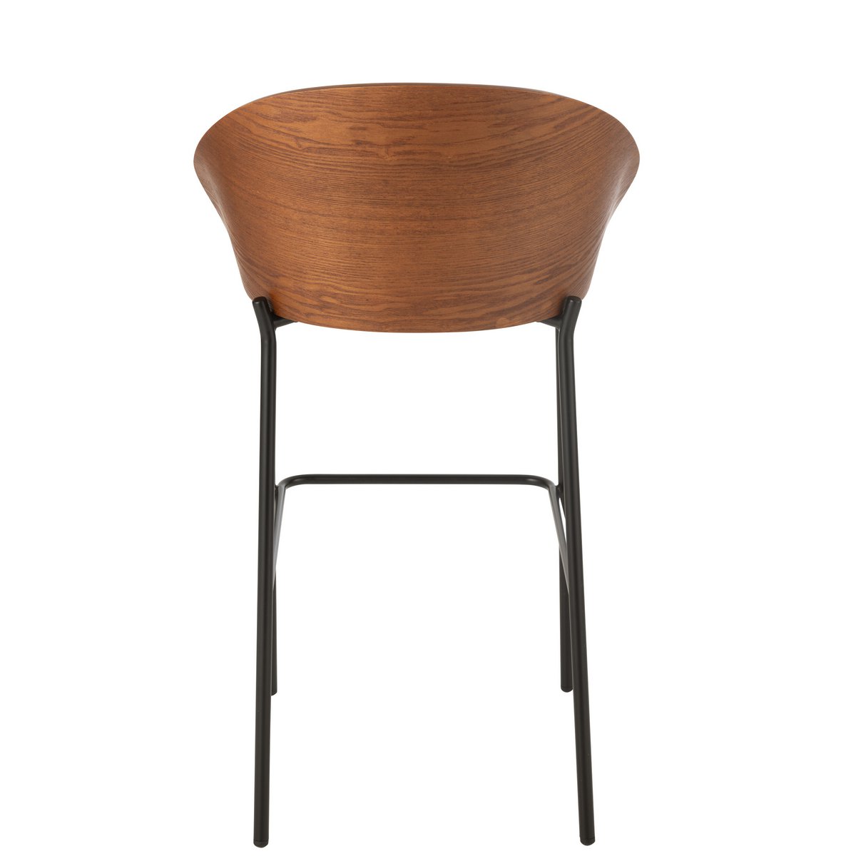 Barstoel Lone Multiplex/Metaal Bruin/Beige